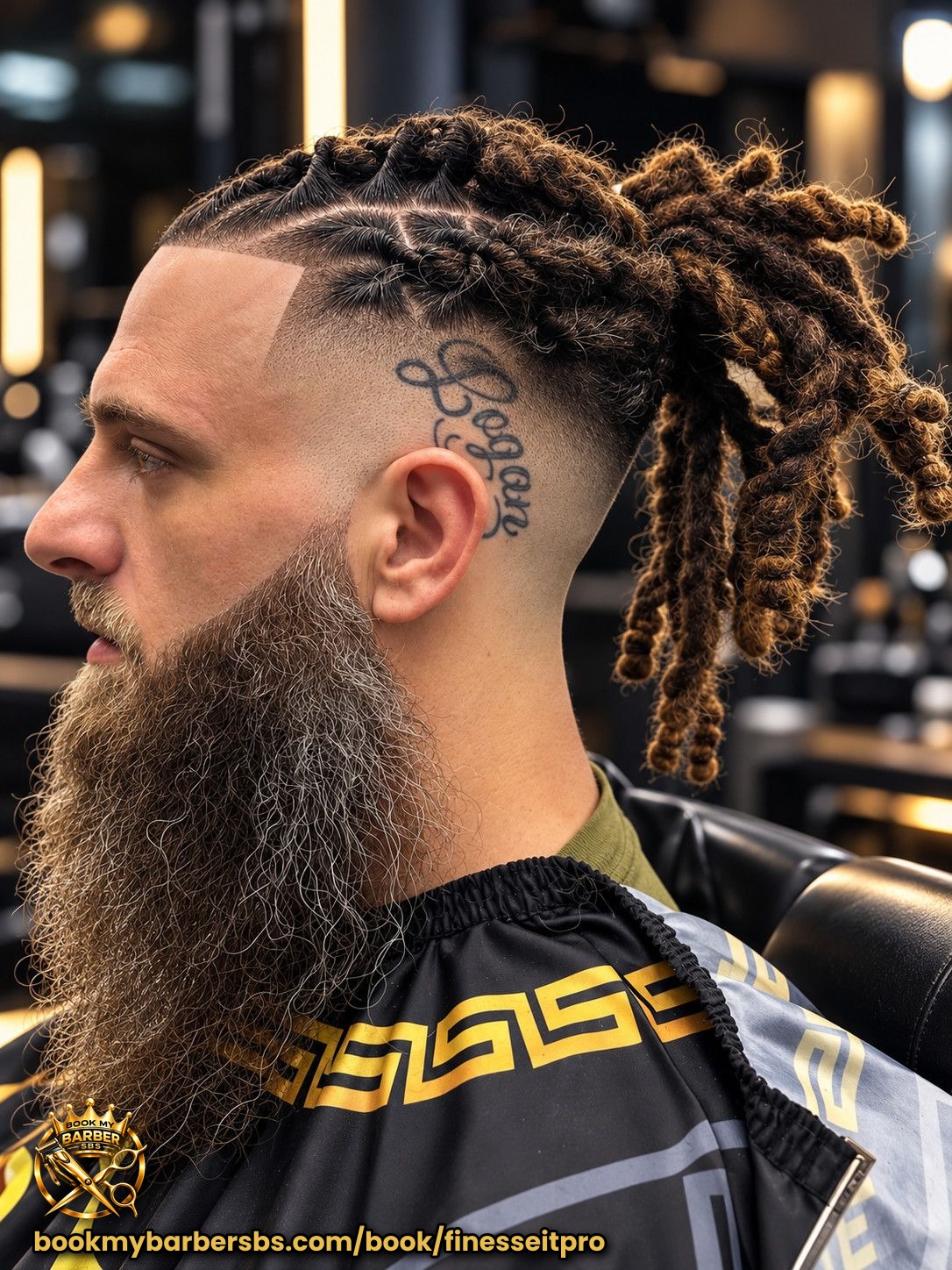 Thereβs something about leaving the chair with a fresh fade and a sharp beard that just hits different. πβ¨ Shoutout to @Jerz_the_barber for bringing his A-game with this high skin fade and full beard combo. At Finesse It Pro, weβre more than just a barbershopβweβre a place where skill meets purpose